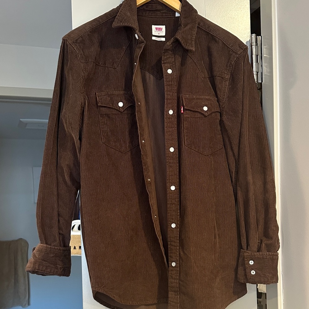 Levi brown corduroy shirt